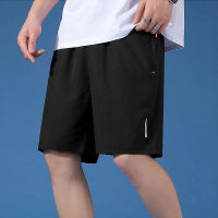 Men Shorts Casual Short Pants Men Korean Half Pants Drawstring Shorts with Zipper Pocket