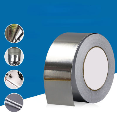 【2023】1pcs Aluminium Foil Adhesive Sealing Tape Thermal Resist Duct Repairs High Temperature Resistant Foil Adhesive Tape