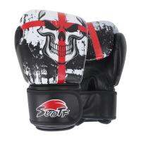 SUOTF MMA หนังกะโหลกศีรษะมวยสีดำเหมาะสำหรับถุงมือมวยไทยเสือเป้าซ้อมเตะมวยต่อสู้กับผู้หญิง/ผู้ชาย Sanda Boxe เหมาะสำหรับกล่องเอ็มเอ็มเอกล่องถุงมือ