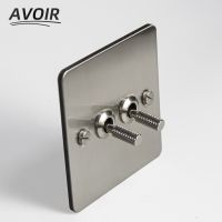 【DT】hot！ Avoir Wall 220V Usb Socket Carved Lever Toggle Panel French Plug Outlet