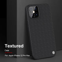 NILLKIN เคส เคสโทรศัพท์ Apple iPhone 11 12 13 14 Pro Max XS Max XR Case Textured Nylon Fiber Soft Casing Back Cover