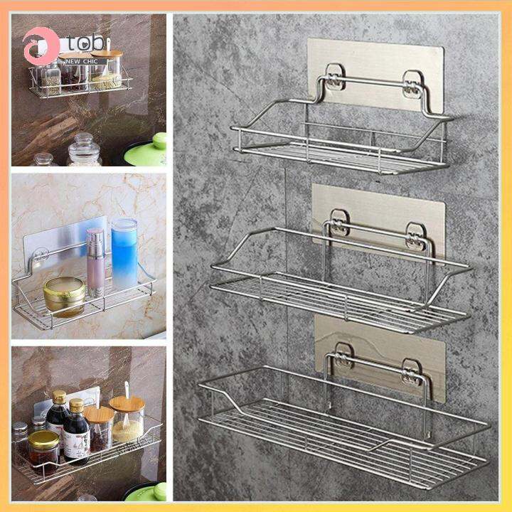 TOB21VI Kitchen Bathroom Accessories Sets Shelf Shower Toilet Soap Holder Toilet Storage Rack