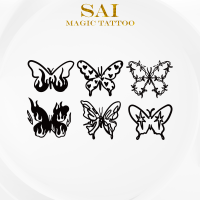 แทททู SAI MAGIC TATTOO 10CM×06CM รอยสักอยู่ได้นาน 2 สัปดาห์ รอยสักมายากล แทททูรอยสักกันน้ำ รอยสักชั่วคราว รอยสัก 409