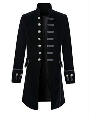 [COD] ยุโรปและสหรัฐอเมริกา wish เสื้อโค้ทผู้ชายสไตล์ระเบิดแฟชั่น Steampunk R Mens Uniform W132