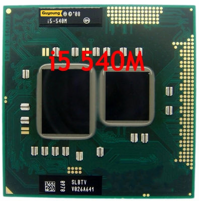 CPU แล็ปท็อป I5-540เมตร Cpu แคช3M 2.53กิกะเฮิร์ตซ์ถึง3.066กิกะเฮิร์ตซ์ I5โปรเซสเซอร์ PGA988 540เมตรเข้ากันได้ HM57 QM57 HM55