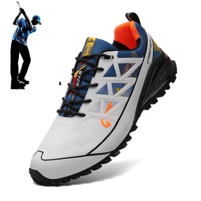 2022 Autumn Outdoor Golf Shoes Comfort Mens Golf Training Shoes Large 40-50 Outdoor Walking Shoes Mens Sports Lawn Shoes