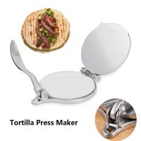 Aluminium Mold Home Kitchen Restaurant Bakeware Tool Dining Press With Handle Foldable Tortilla Maker Dough Press Kitchen Tools