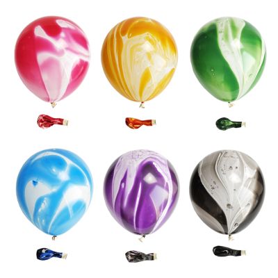 10/20/30Pcs 10Inch Marble Balloons Black Gold Balloon Agate Pattern Wedding Birthday Party Decoration Latex Balloons Baby Shower Balloons