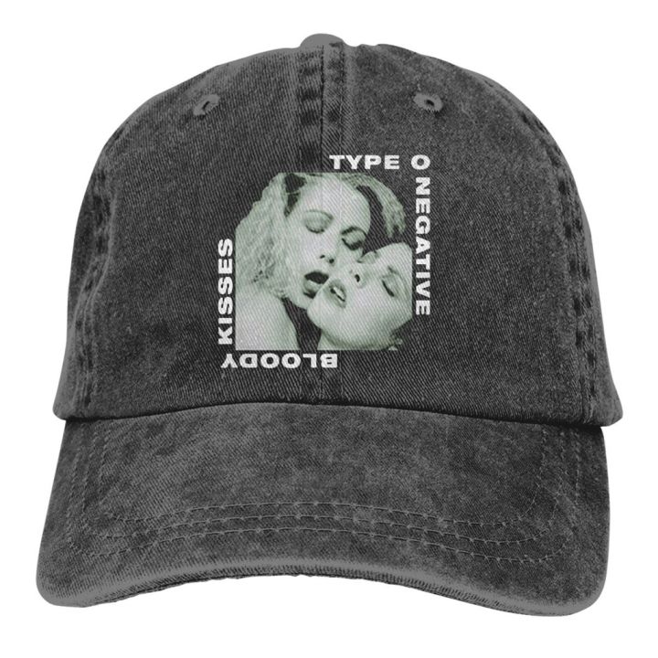 2023-new-fashion-korean-style-baseball-cap-type-o-negative-bloody-es-peter-steele-carnivore-distressed-personality-hat-contact-the-seller-for-personalized-customization-of-the-logo