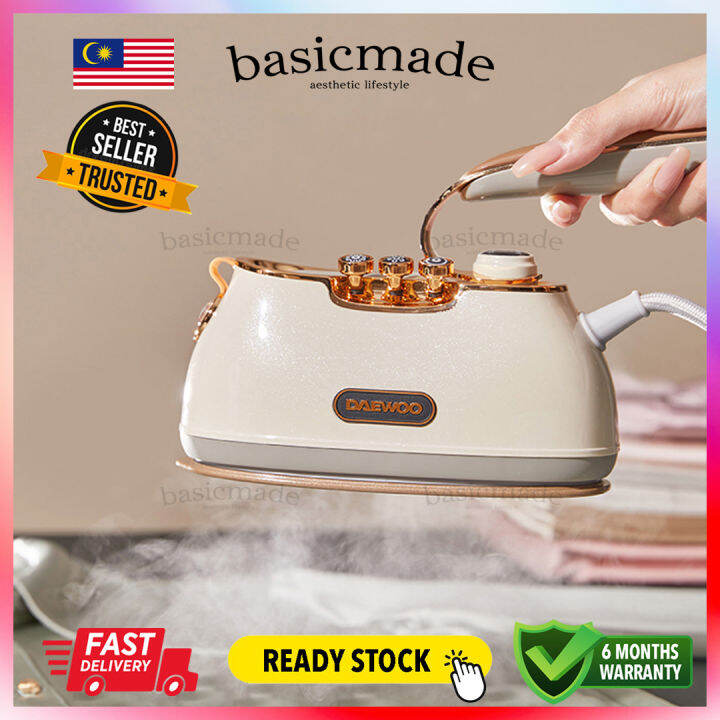 Daewoo Garment Steam Iron Handheld Portable Travel Iron Minimal