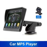 Universal 7Inch Car Radio Multimedia Video Player Portable Bluetooth Wireless CarPlay Android Touch Screen with Camera