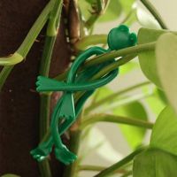 2PCS Frog Shaped Reusable Cable Wire Tie Plant Support Adjustable Flexible Clip Climbing Vine Fixed Clips for Garden Supplies