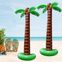 66Inch New Pools Party Hawaiian Backdrop Inflatable Toys Coconut Trees Tropical Palm Tree Beach Party Decor