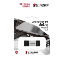 แฟลชไดร์ฟ flash drive แฟลชไดร์ฟ usb Kingston 64GB DataTraveler 80 USB Type-C ความเร็ว 3.2 Flash Drive - แฟลชไดร์ฟ (DT80/64GB)