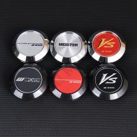 CarDIY 4PCS WORK Wheel Caps 60MM Clip Diameter Sport Rim Cover Cap MEISTER Logo Sticker Wheel Center Hub Cap Silver &amp; Black