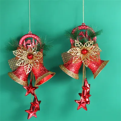Bells Pendants For Holiday Decorations Holiday Bells Decoration Xmas Party Supplies Red Bell Ornaments Home Decorations For Christmas
