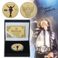 WR Michael JacksonCommemorative Pop Singer ของสะสมทองคำสำหรับของขวัญปี