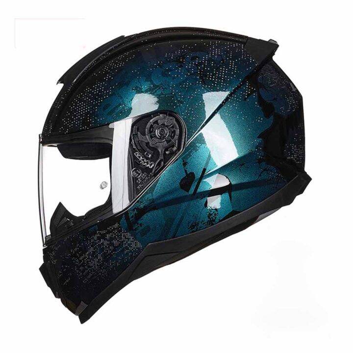 Ls2 Ff802xv Power Graphics Full Face Helmet ( W  Extra Visor) 