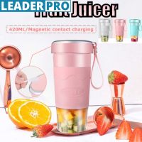 150W Portable 420ML Fruit Cup Small Blender Juicer Mixer Food Processor Magnetic Charging 30 Seconds Of Quick Juicer