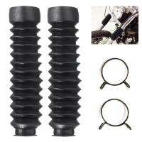 ✸ Motorcycle Front Fork Boot Bellows Universal Off-road Motorcycle Rubber Dust Cap 13 Section Shock Absorption Threaded Sleeve