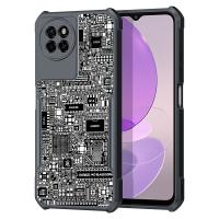 For ITEL S23 Case Hard [Camouflage Bull] Shockproof Slim Crystal Clear Cover Funda Thin Casing