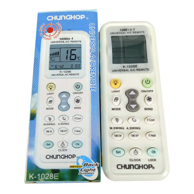 เปลี่ยนใหม่สำหรับ Chung Hop AC ac remoto Controller K-1028E 1000 in 1 Universal Air Conditioner REMOTE CONTROL REMOTE CONTROL