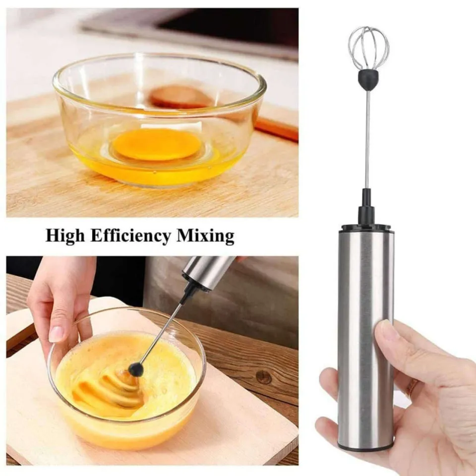 Portable Electric Milk Frother Foam Efficient Handheld Coffee