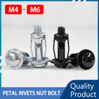 JACK NUT Expansion CLAMP กลีบ Rivet LOCK NUT Bolt Hollow Wall สกรูป้ายทะเบียนคงที่ Jacknut ชุบสังกะสีถั่วชุด M4 m5 M6-zaldfjgnsdg