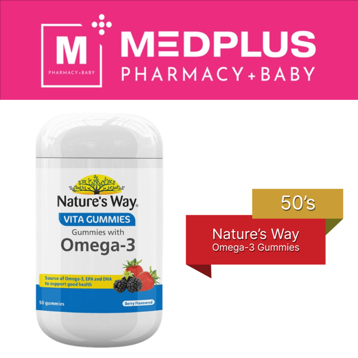 [EXPIRY 11/2023] CLEARANCE Nature's Way Omega3 Gummies 50's Lazada