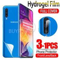 1-3PCS Hydrogel Film For Samsung Galaxy A50 A50S Screen Protector Sumsung A 50 S 50S Soft Water Gel Protective Film Camera Glass