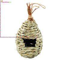 {Questionno} Hummingbird House, Hand-Woven Nesting, Window Garden Hanging Birdhouses Hut