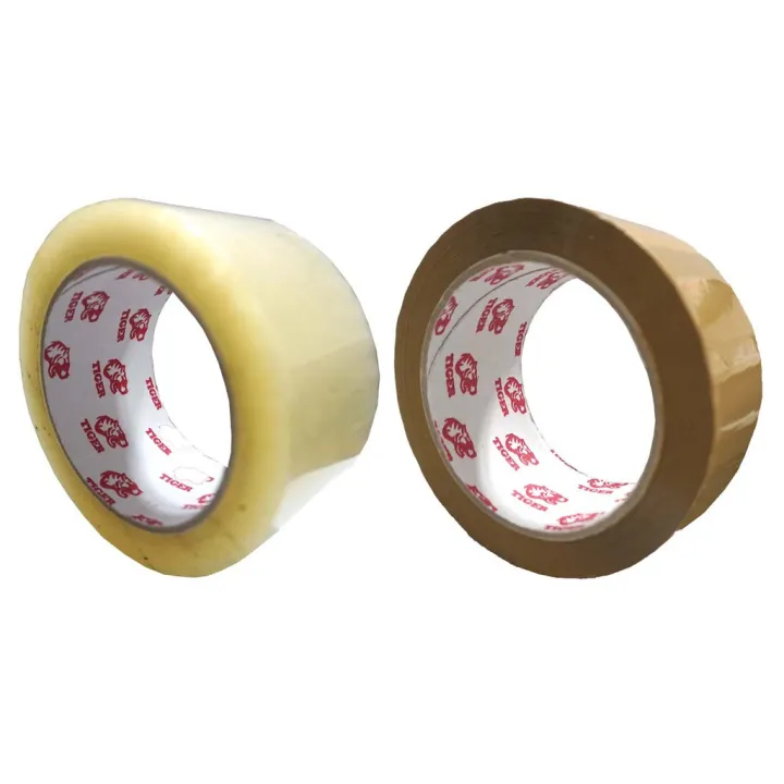 Packaging Tape 100 Meters/200Meters x 2 inches Clear / Tan / Packing ...