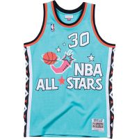 【JAN】 Mitchell Ness All-Star East 1996-97 Scottie Pippen Swingman Jersey Teal Embroidered Chicago Bulls basketball jerseys