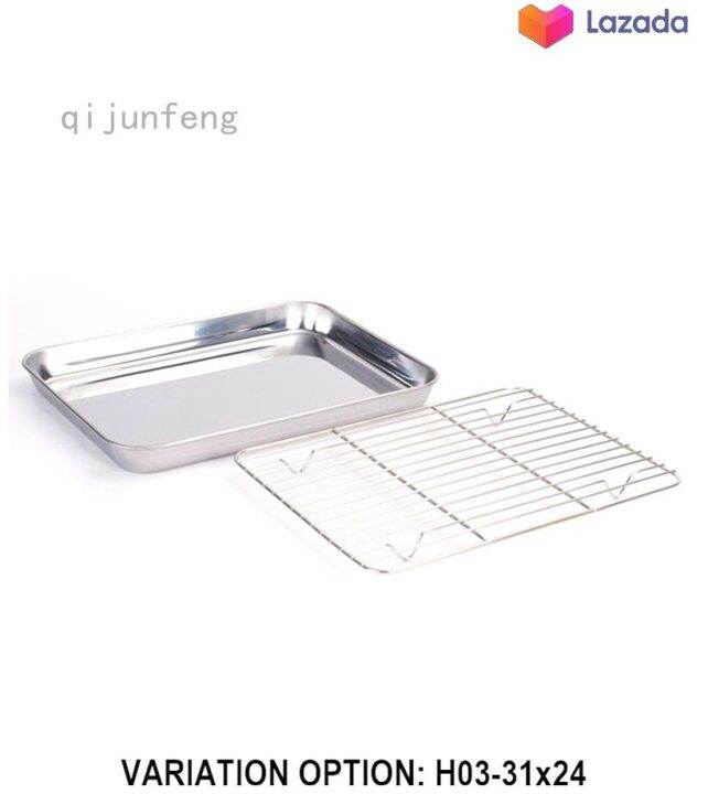 Stainless Steel Biscuit Bed Sheet Translation And Rack SET Baking Oven