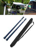 2ชิ้น/1ชุด Telecoping Tarp Poles น้ำหนักเบาปรับได้หลังคาสำหรับเปลี่ยนแท่งอลูมิเนียมสำหรับเต็นท์กลางแจ้งกันสาด