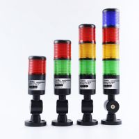 Rotatable 180 Stack light Red Orange amber Green warning light industrial for CNC machine DC12-24V Steady flashing light LED