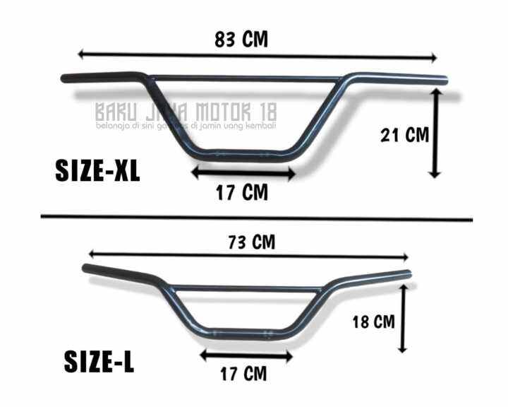 Stang Trail Tracker Chopper Tinggi Tebal Universal Lazada Indonesia