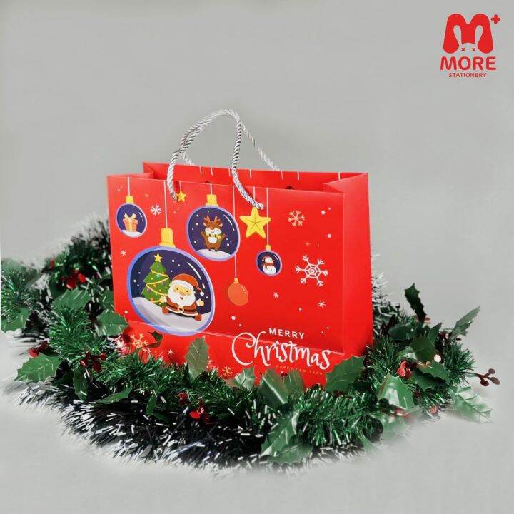 ถุงกระดาษ-ถุงใส่ของอเนกประสงค์-ลายคริสต์มาส-christmas-bag-premium