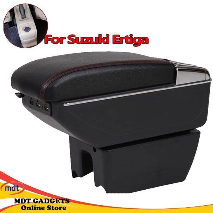 Quality Suzuki Ertiga 2019-2020 Armrest With Usb Port Cup Holder Center 