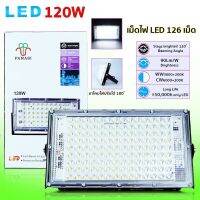 ไฟสปอร์ตไลท์ Floodlight LED กันละอองน้ำ 120W LED สว่างแสบตา ใช้ไฟ 220v