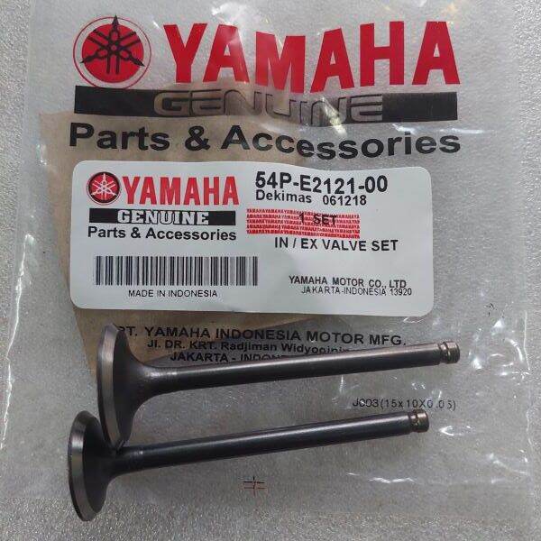 【READY STOCK】 ⊿Yamaha MIO125 MIO MX125 INTAKE EXHAUST ENGINE VALVE SET