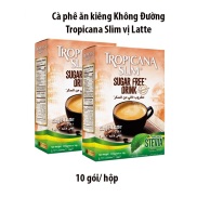 Cà Phê Ăn Kiêng Không Đường Chiết Xuất Từ Lá Cỏ Ngọt Tropicana Slim Latte