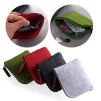 【CW】❖▽  Coin Purse  Wallet Credit Card Holder Change bag Wool Felt