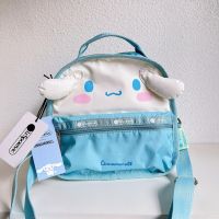 Lesportsac 2023 Big Ear Dog แบรนด์ร่วมกระเป๋าสาวน่ารักกระเป๋าถือ Yugui Dog Messenger Bag L231