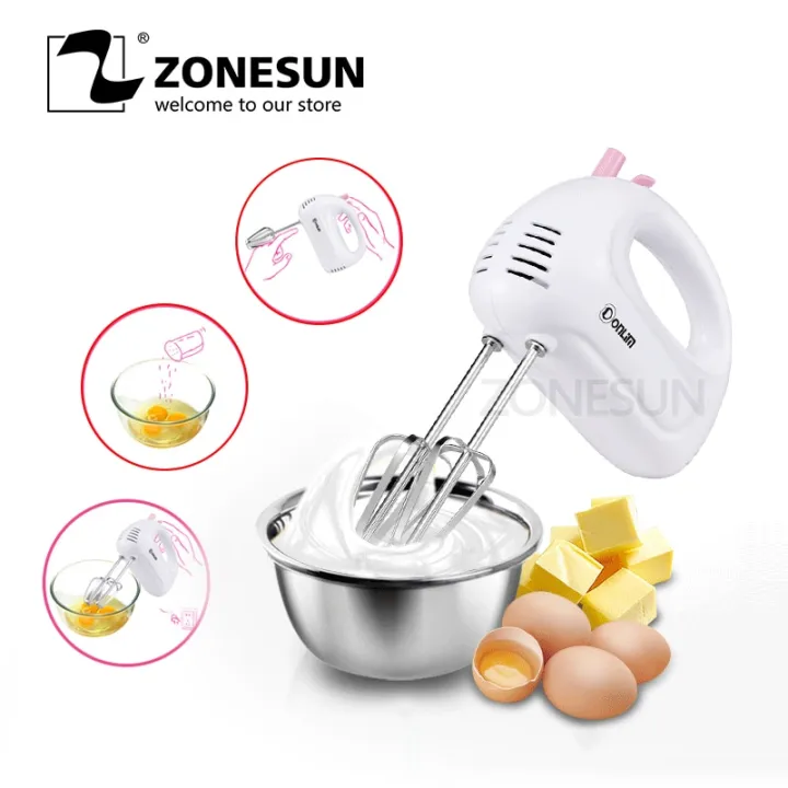 Mini Handheld Electric Mixer Automatic Stirred Bake Ware Dough Mixer