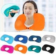 Gối Du Lịch Hình Chữ U Gối Nhẫn Ô Tô Máy Bay Bơm Hơi Tự Động Gối Giường