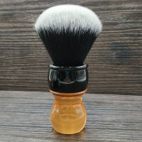 dscosmetic 26mm tuxedo synthetic hair knots Citrine handle shaving brush