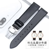 【Hot seller】 [Tool-free] watch strap genuine leather high-grade soft ultra-thin automatic buckle unisex 16182022mm