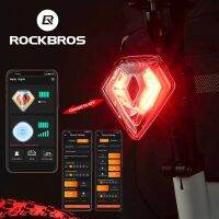 ROCKBROS discount EESENS SHIELD Bike Tail Light 1000mAH Smart Auto Brake Sensing Light Type-C Rear Light IPX7 Theft Alarm Light