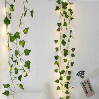 Remote USB Ivy leaf garland fairy lights string lights,garland wedding home decoration, mini led copper lights